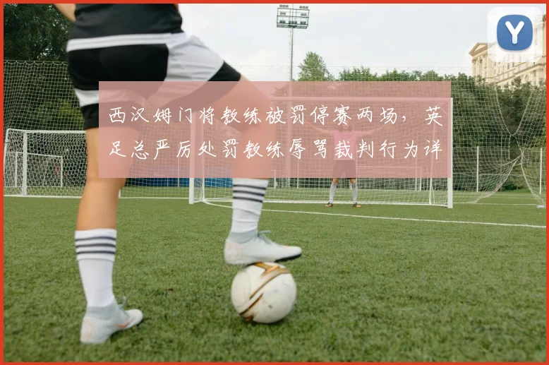 西汉姆门将教练被罚停赛两场,英足总严厉处罚教练辱骂裁判行为详解